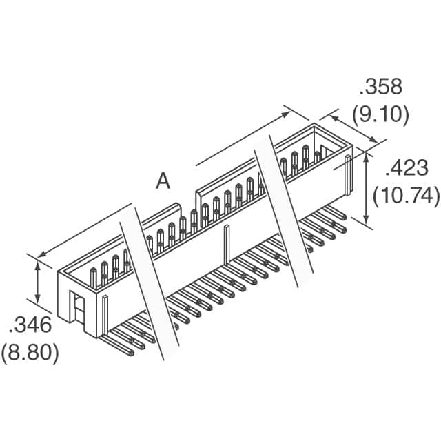 SBH11-PBPC-D10-RA-BK Sullins Connector Solutions  Headers Male Pins